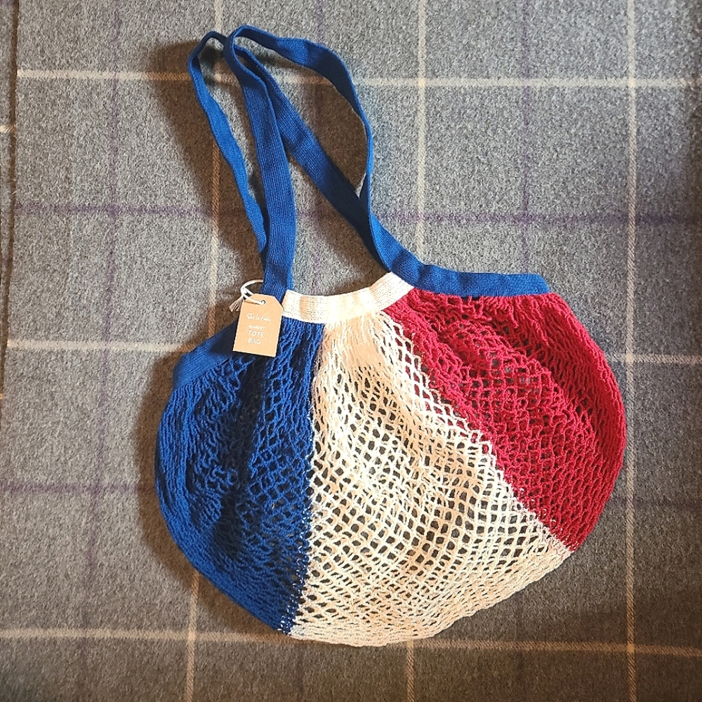 Sur La Table Mesh Tote Bag Tricolor